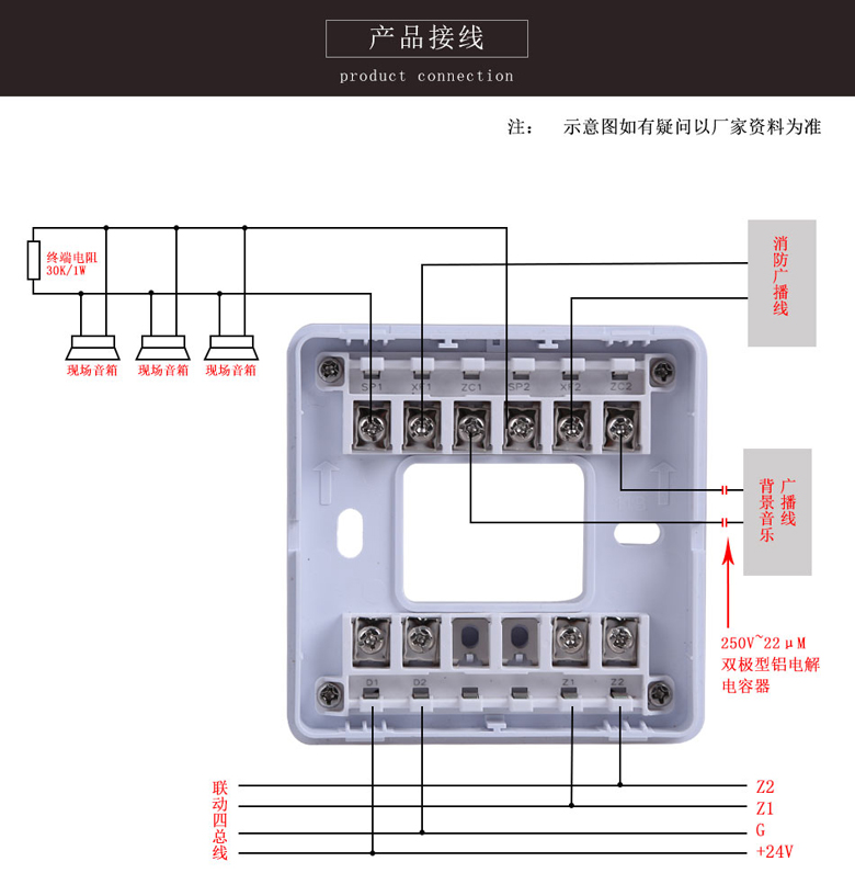 GST-LD-8305輸出模接線