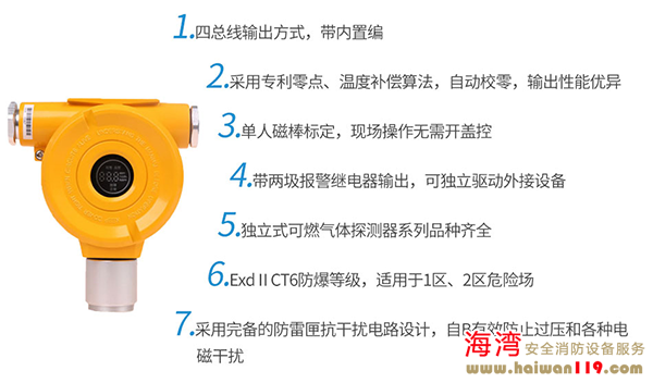 可燃氣體探測報警器